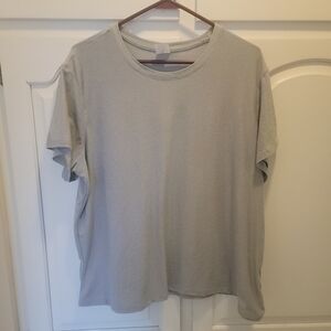 Athletic Works Light Gray Short Sleeve Tee